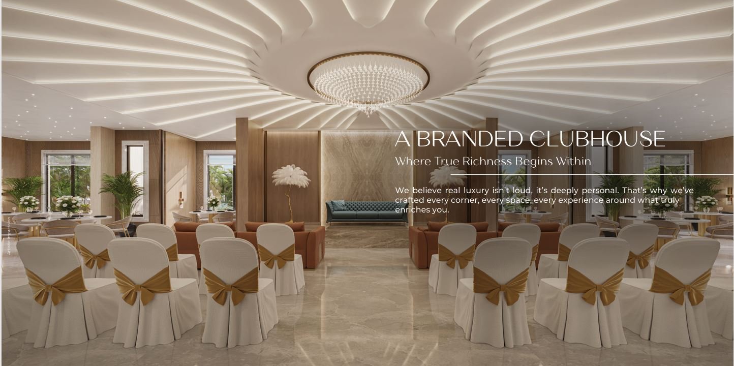 Luxurious modern clubhouse featuring indoor recreation and lounge spaces at Sheetal Skytower, Andheri West